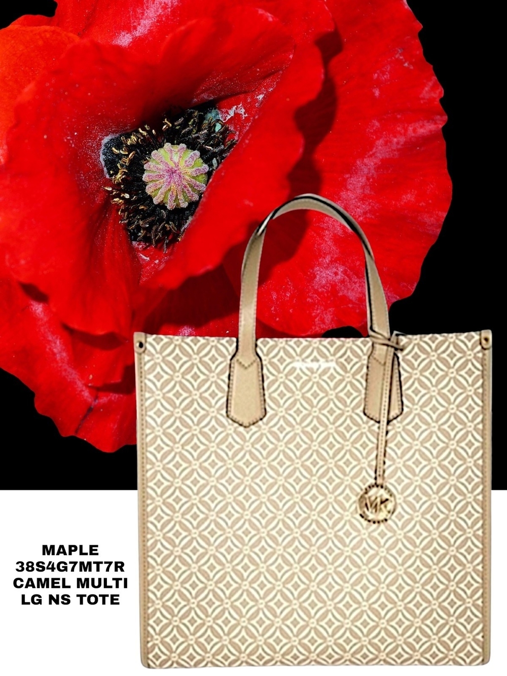 Michael Michael Kors Camel Multi Large Tote Bag